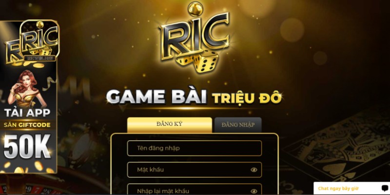 Chuẩn bị trước khi đăng ký Ricwin